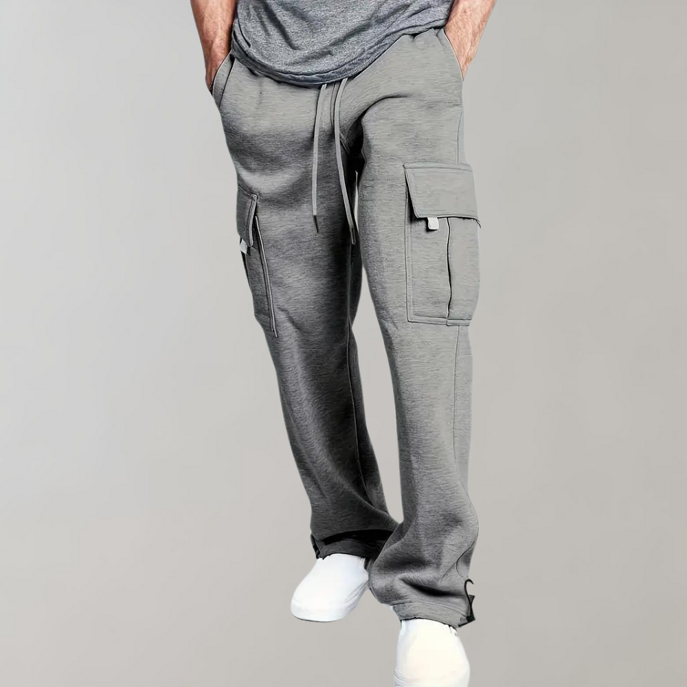 Derk - Pantalon cargo pour hommes chaud avec plusieurs poches pratiques pour un confort optimal.