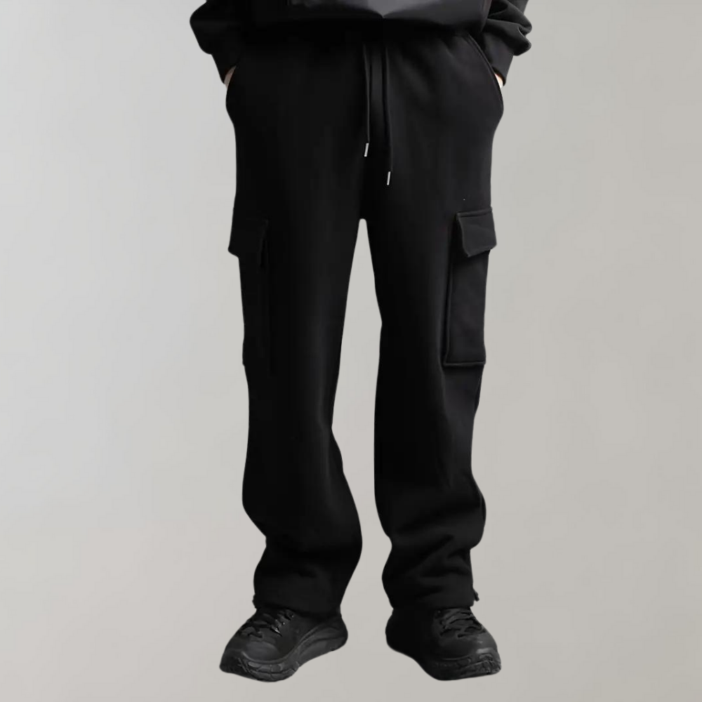 Derk - Pantalon cargo pour hommes chaud avec plusieurs poches pratiques pour un confort optimal.