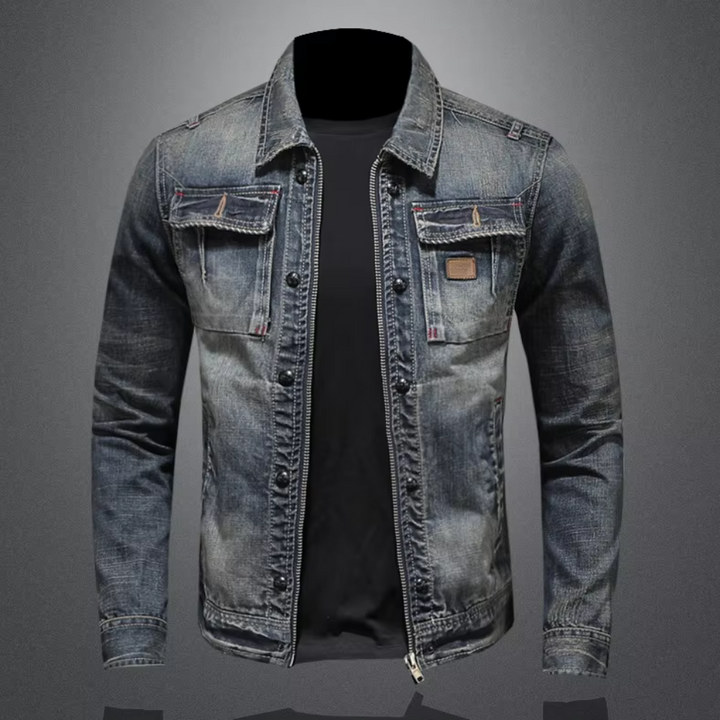 NATHAN - Veste denim tendance pour hommes