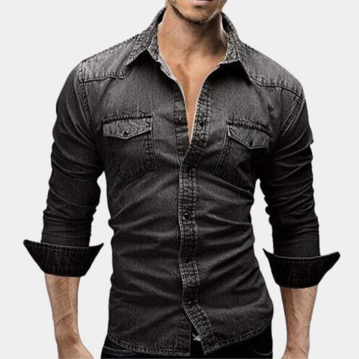 Diederik - Chemise élégante pour hommes à manches longues pour un look stylé.