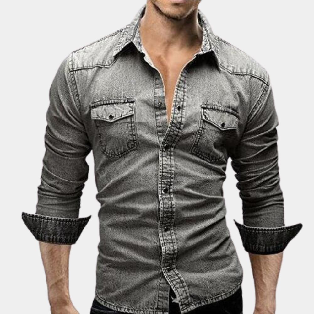 Diederik - Chemise élégante pour hommes à manches longues pour un look stylé.