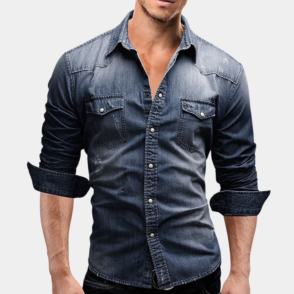 Diederik - Chemise élégante pour hommes à manches longues pour un look stylé.