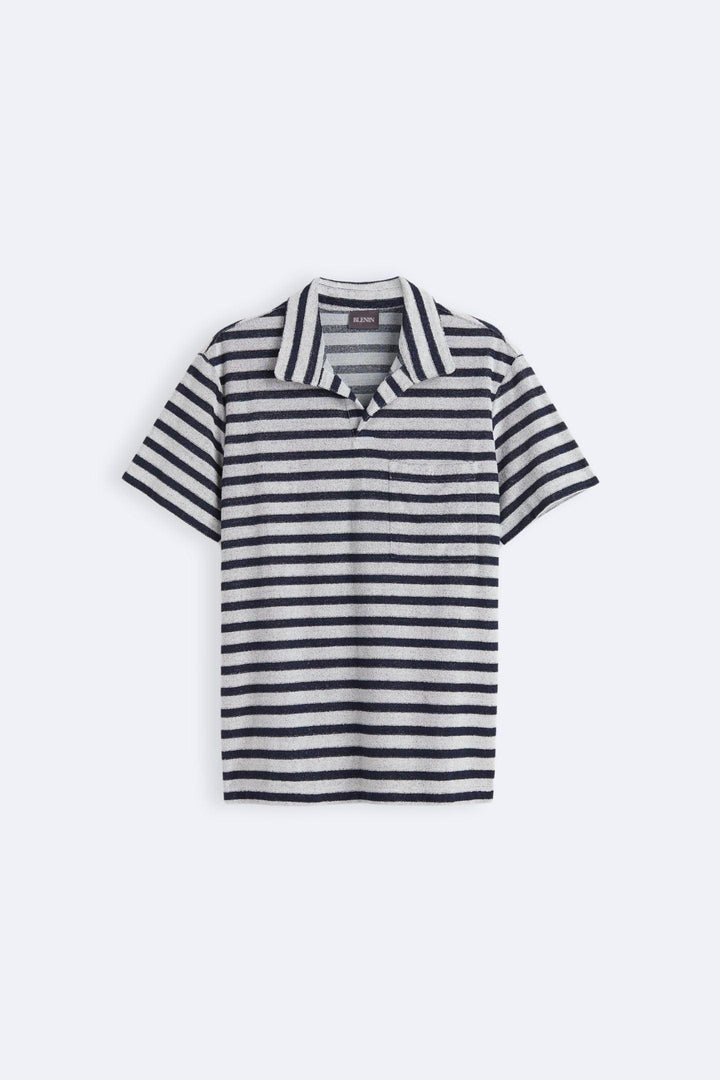 Pull Polo Rayé Tricoté | Style Maritime Intemporel avec une Touche Moderne Fraîche