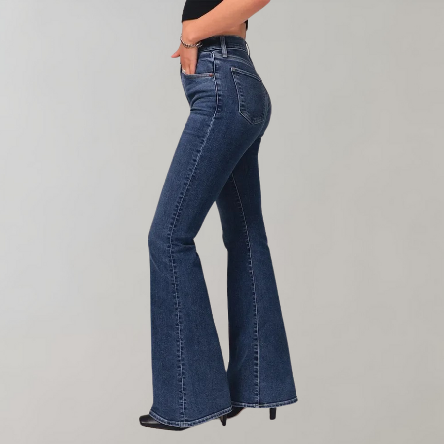 Pantalon flare Velistia pour femmes - des jambes larges élégantes et confortables pour un look parfait.