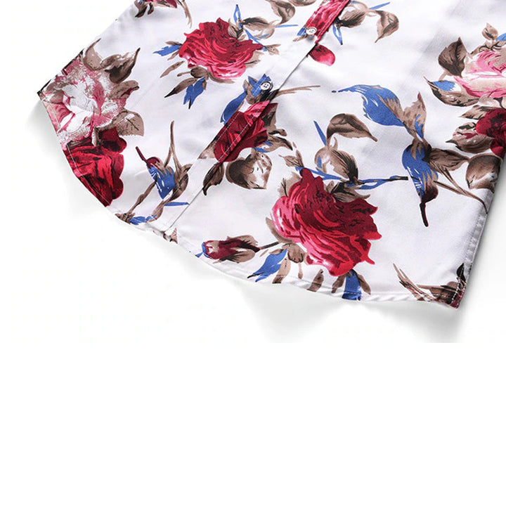 Florian - Chemise à fleurs élégante pour hommes pour un look frais et tendance