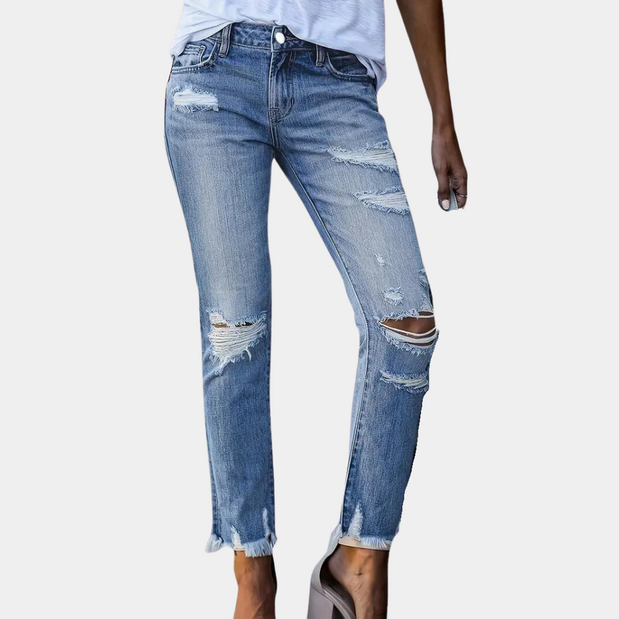 Elvina - Jeans for femmes confortables et décontractés pour un look élégant.