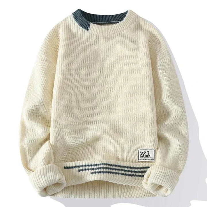 Stefan™ Pull tricot tendance oversize pour un style élégant