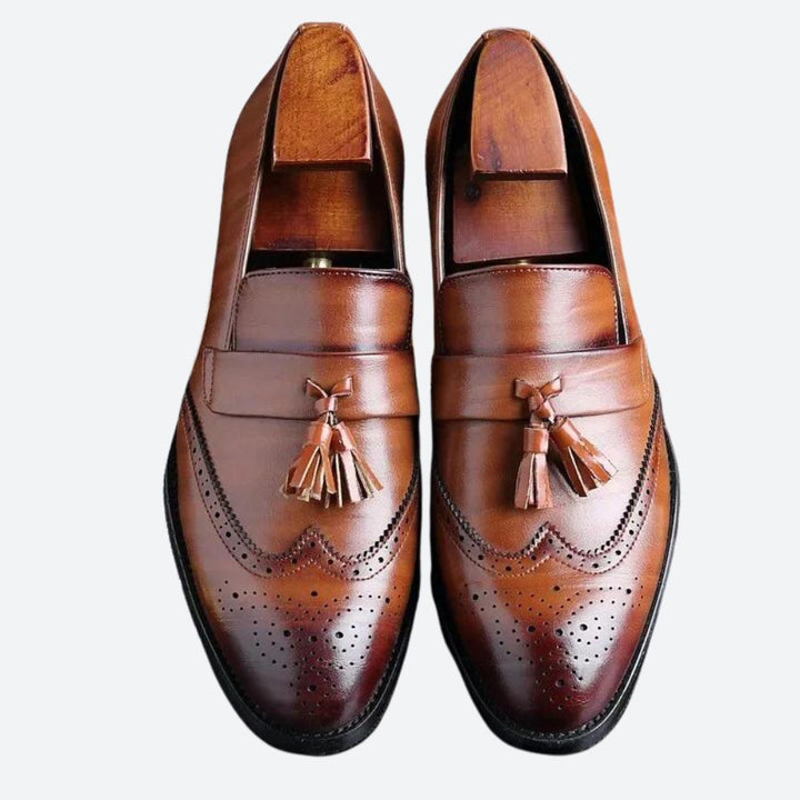 Chaussures orthopédiques élégantes pour hommes avec glands élégants - Frane