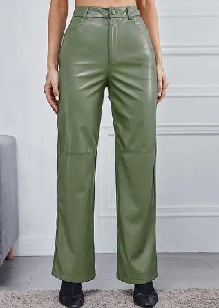 Stylish Jane - Pantalons en cuir pour femmes pour un look tendance
