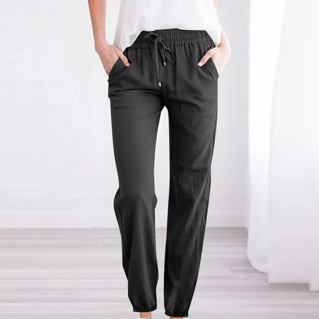 Martha - Pantalon à la mode avec cordon de serrage ajustable