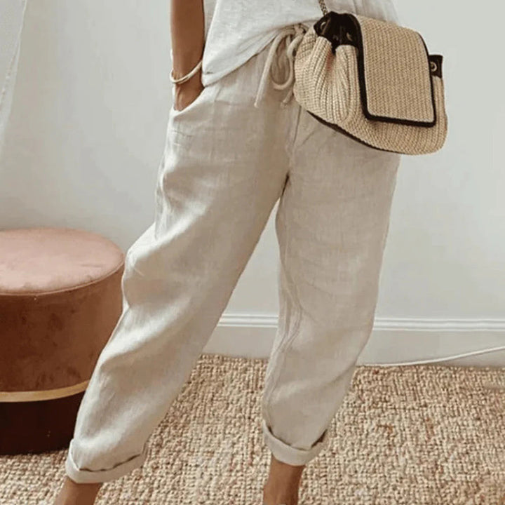 Viarentia - Pantalon ultra-confortable réglable avec cordon de serrage pour un confort de port ultime.