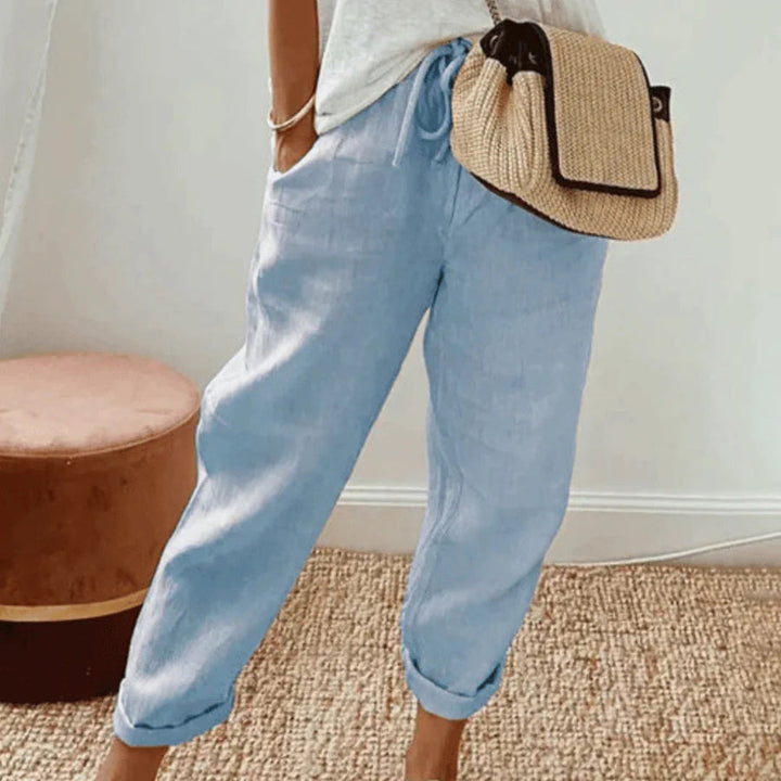 Viarentia - Pantalon ultra-confortable réglable avec cordon de serrage pour un confort de port ultime.
