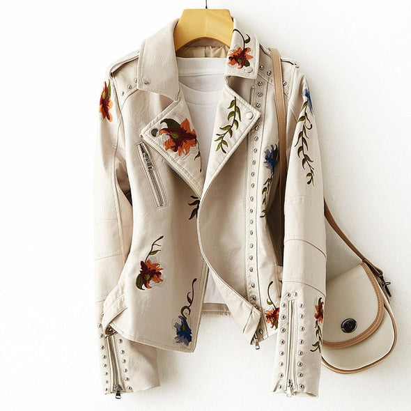 Ivy - Veste en similicuir stylée et confortable pour femmes