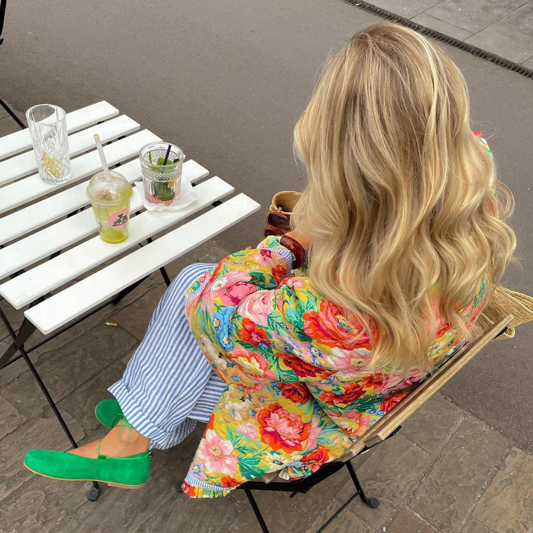 Maya - Manteau de printemps élégant et scintillant pour femmes
