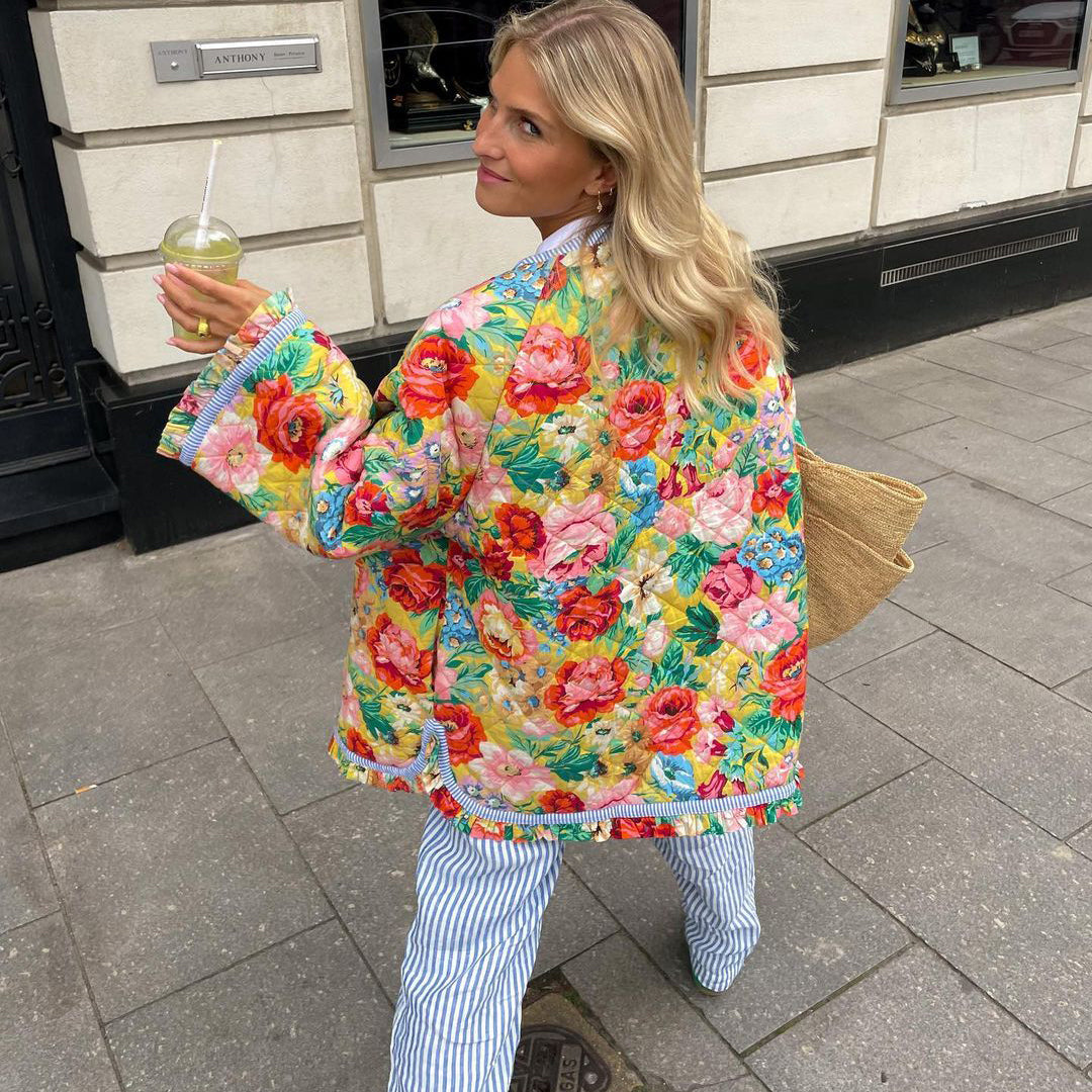Maya - Manteau de printemps élégant et scintillant pour femmes