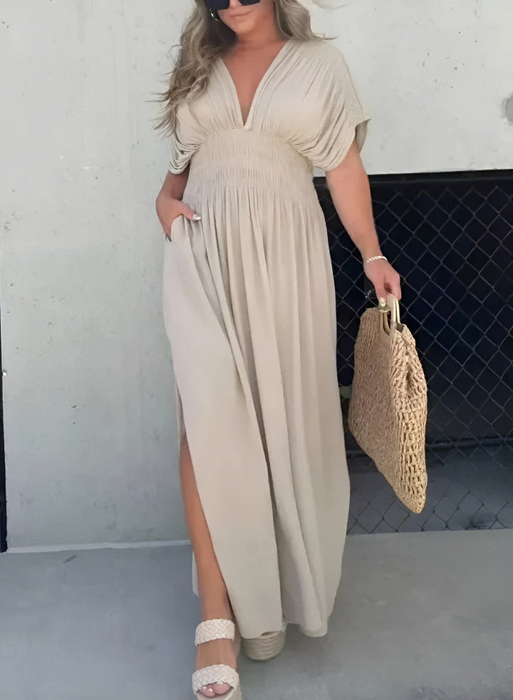 Charo | Robe Maxi Ample avec Manches Chauve-Souris - Robe d'Été Élégante pour Femmes, Parfaite pour un Look Chic