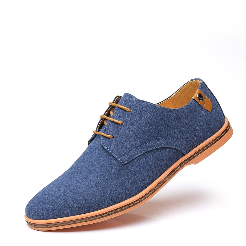 Andries™ Chaussures à Lacets en Suède Luxe et Élégantes pour un Look Sophistiqué