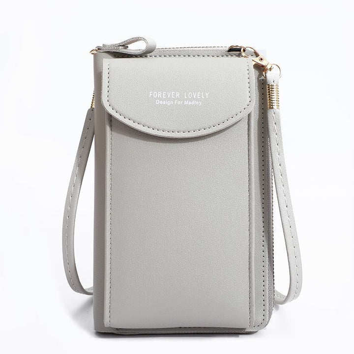Sacoche crossbody compact et élégante avec un porte-carte multifonction pratique.