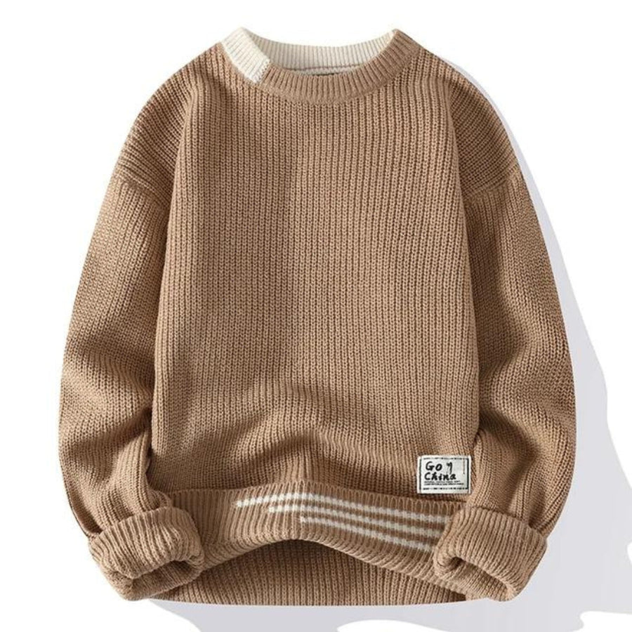 Stefan™ Pull tricot tendance oversize pour un style élégant