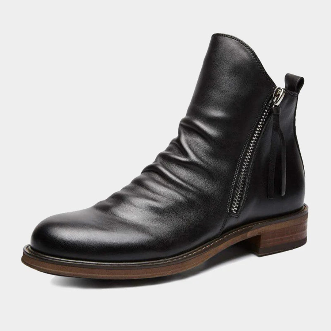 Bottes Chelsea en cuir classique et élégantes Jelle™ pour un style intemporel