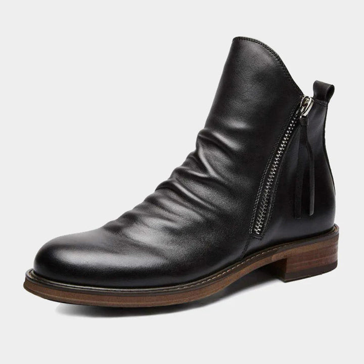 Bottes Chelsea en cuir classique et élégantes Jelle™ pour un style intemporel