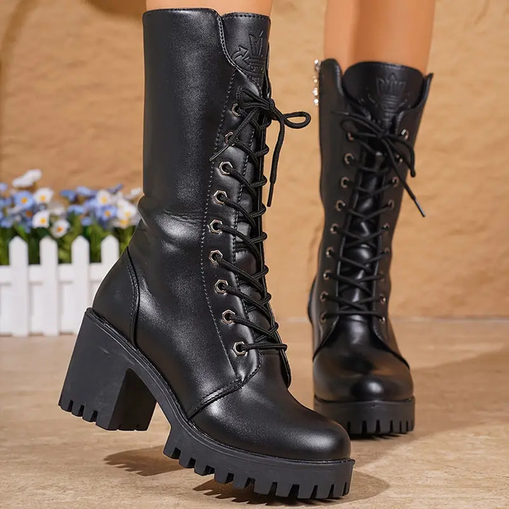 Bottes à lacets pour femmes Fleur™ Élégantes et Robustes