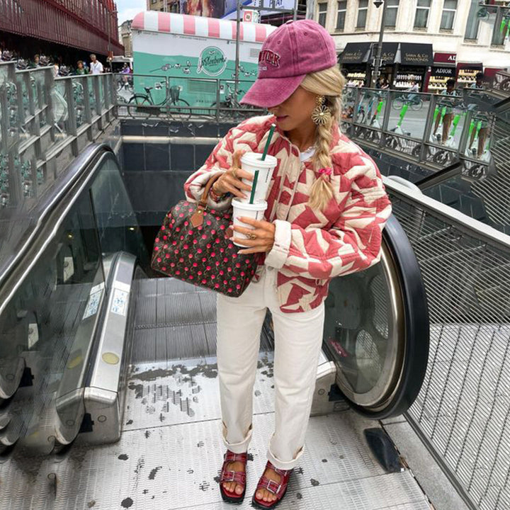 Maya - Manteau de printemps élégant et scintillant pour femmes