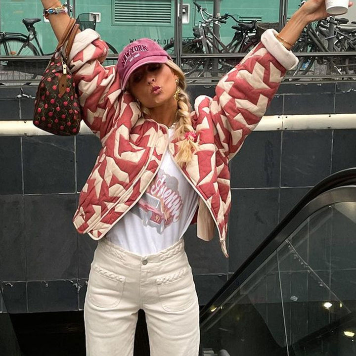 Maya - Manteau de printemps élégant et scintillant pour femmes