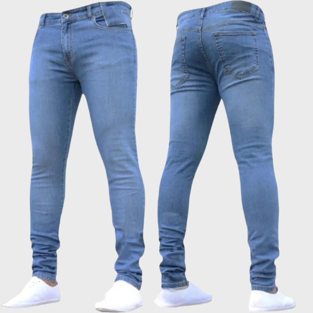 Gio - Jeans skinny pour hommes tendance pour un look élégant et moderne.