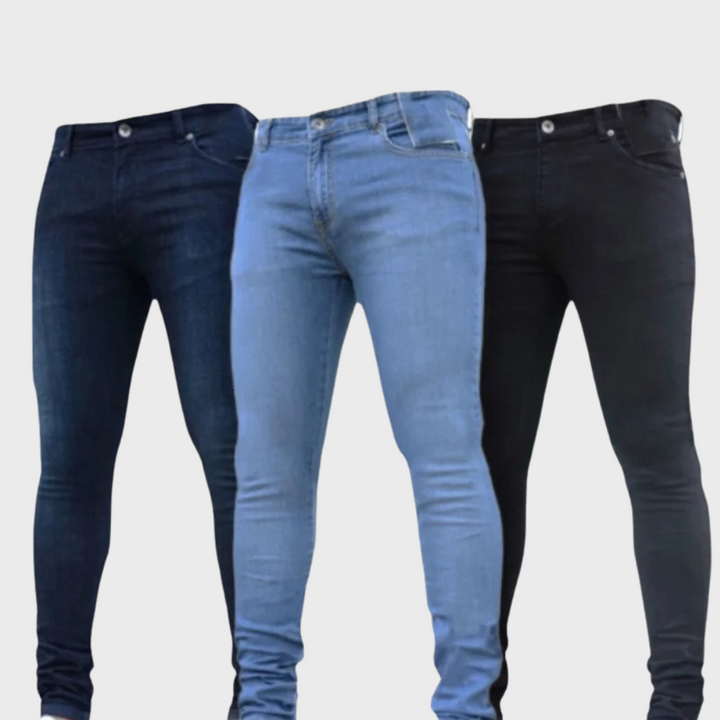 Gio - Jeans skinny pour hommes tendance pour un look élégant et moderne.