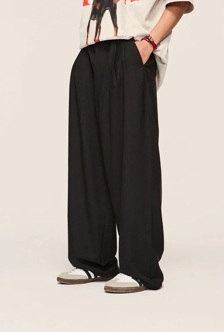 Pantalon Long Confortable avec des Jambes Amples pour un Look Tendance