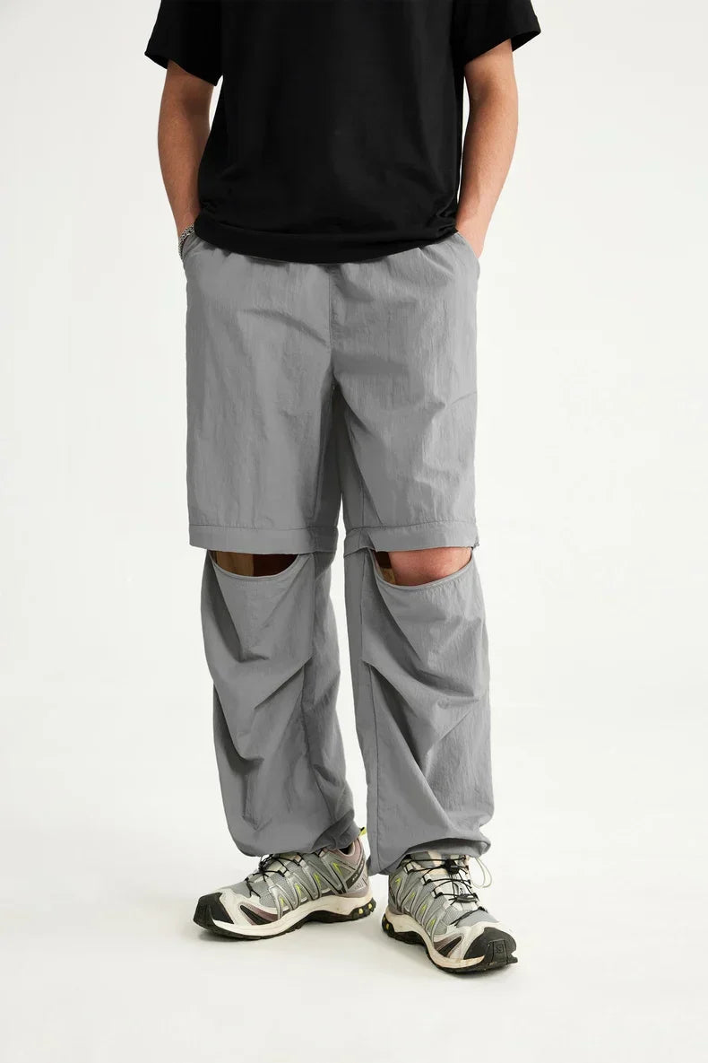 Pantalon en nylon imperméable amovible pour une protection et un confort ultimes