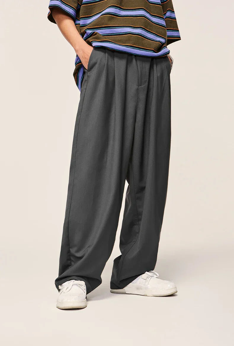 Pantalon Long Confortable avec des Jambes Amples pour un Look Tendance