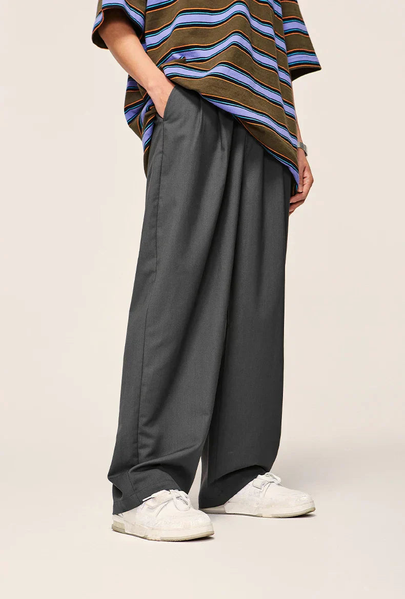 Pantalon Long Confortable avec des Jambes Amples pour un Look Tendance