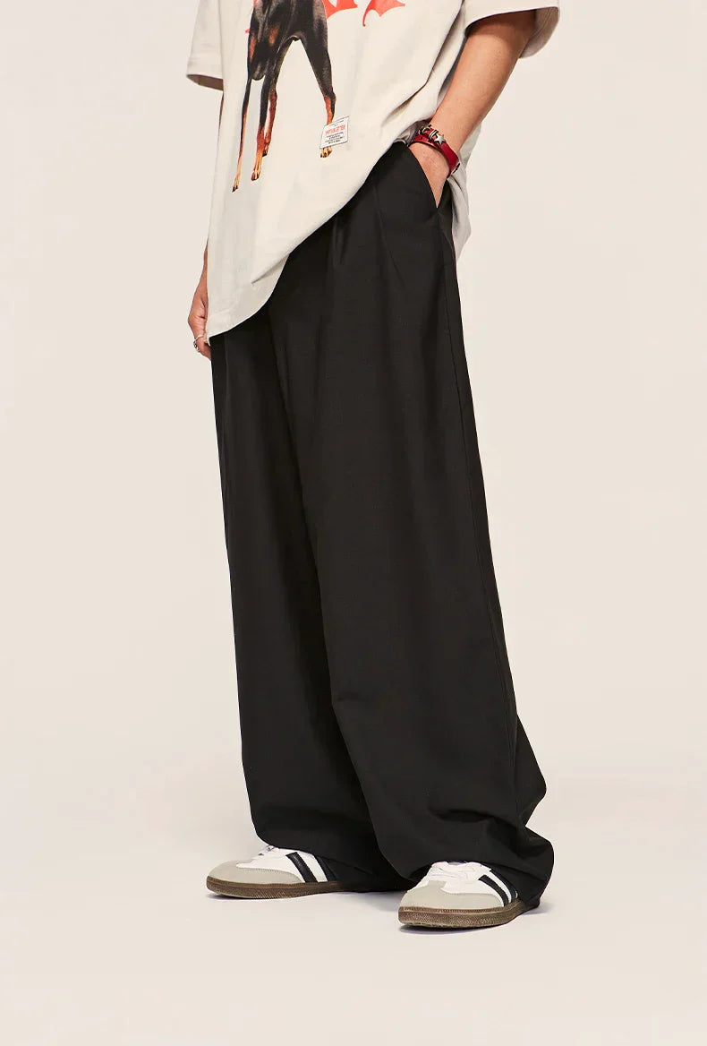 Pantalon Long Confortable avec des Jambes Amples pour un Look Tendance