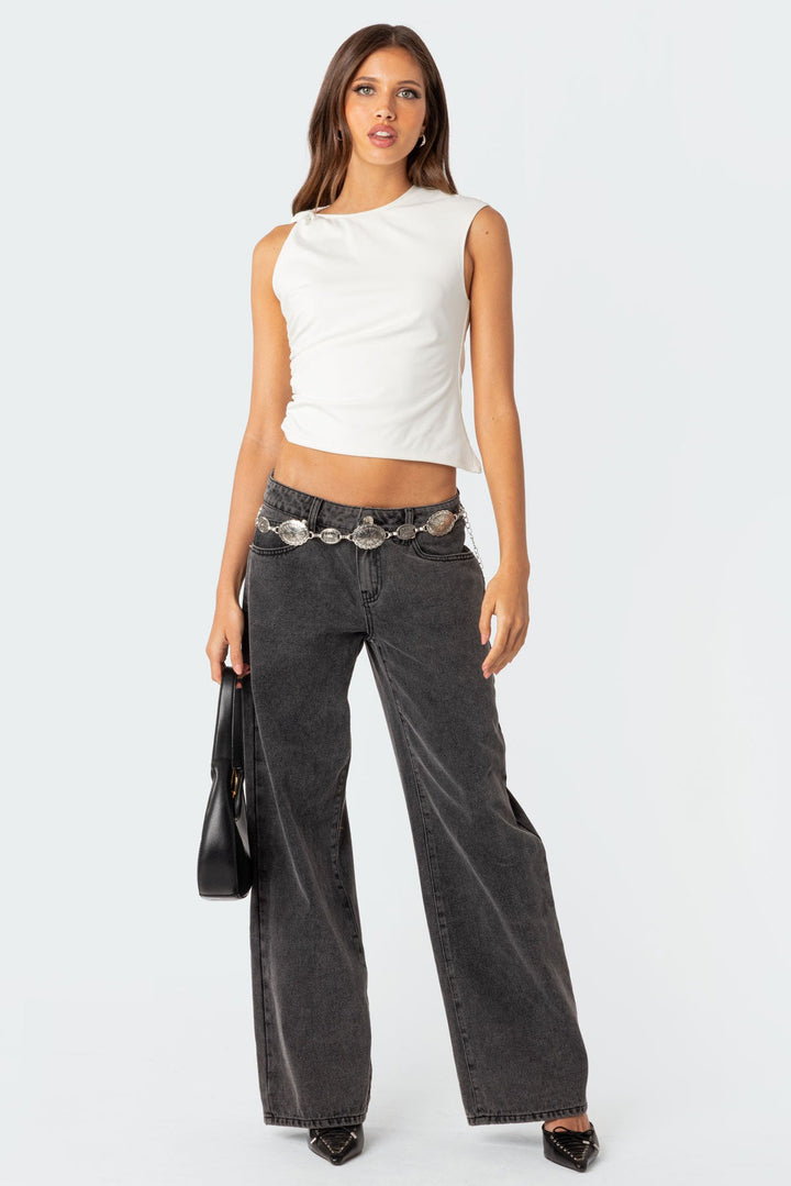 Jeans Flair Taille Basse Verena pour un Style Tendance et Confort Optimal
