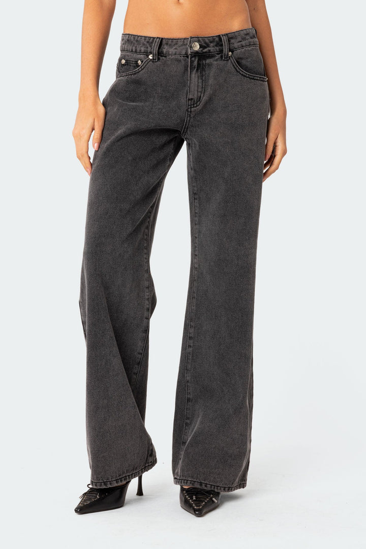 Jeans Flair Taille Basse Verena pour un Style Tendance et Confort Optimal