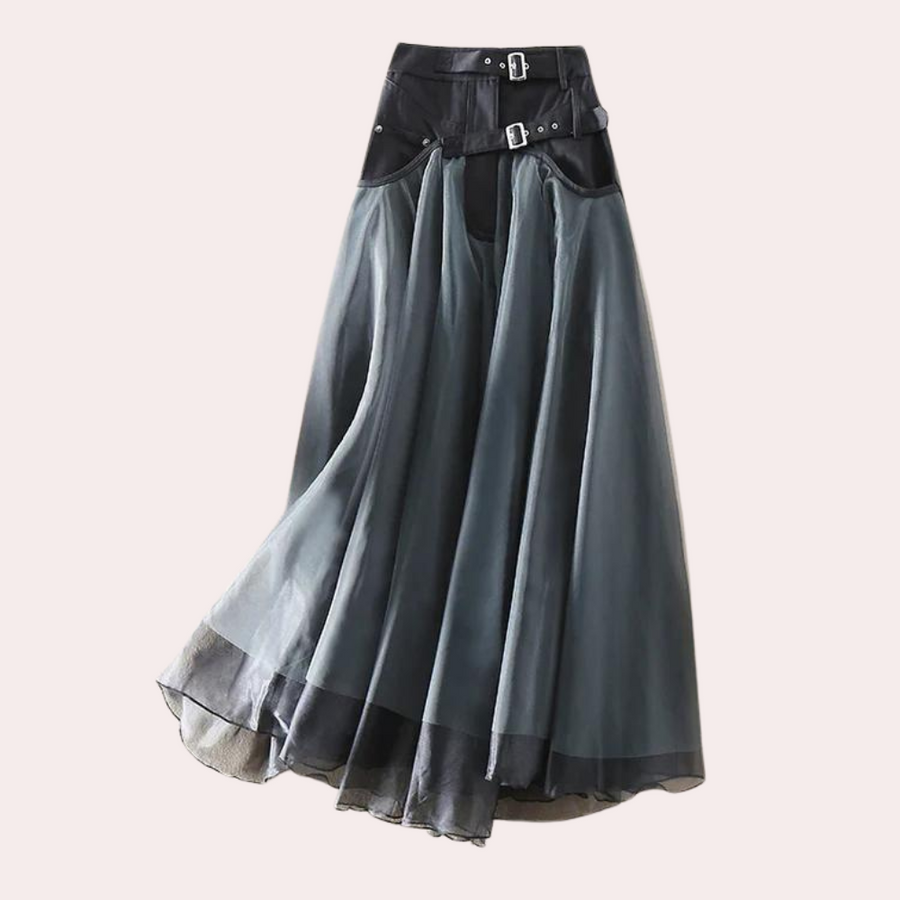Leontine - Jupe élégante pour femmes avec des plis flatteurs pour une allure chic.