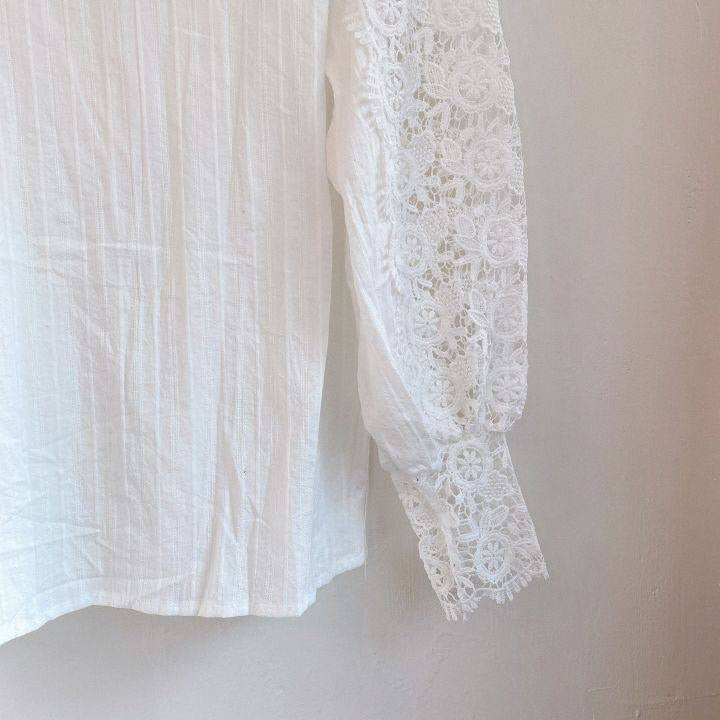 Zahirah - Blouse élégante pour femmes avec manches bouffantes et un col haut raffiné pour un look chic.