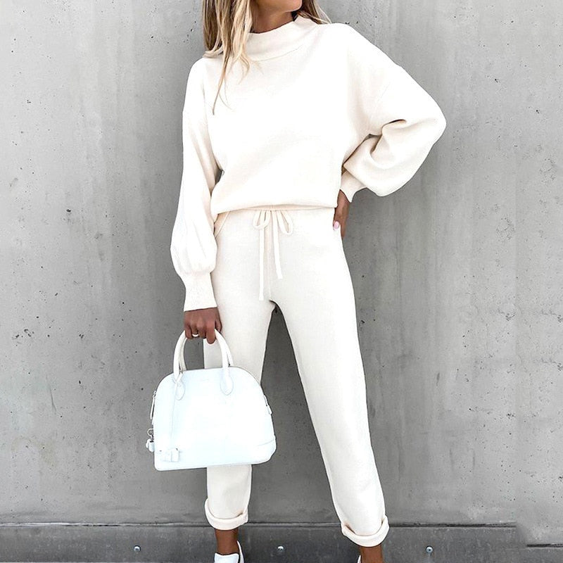 Mindy | Ensemble d'entraînement 2 pièces luxe et confortable pour femmes pour un look élégant