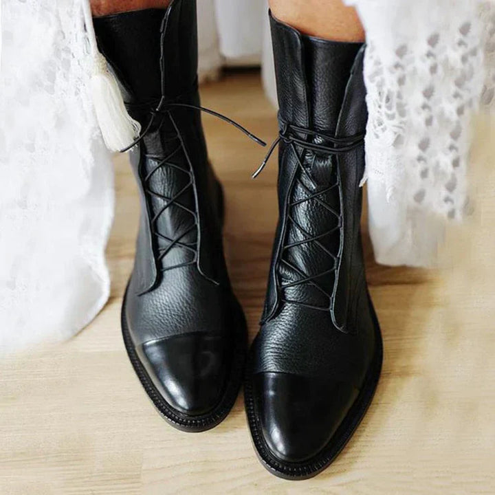 Alice - Bottes chics de style vintage avec talon aiguille