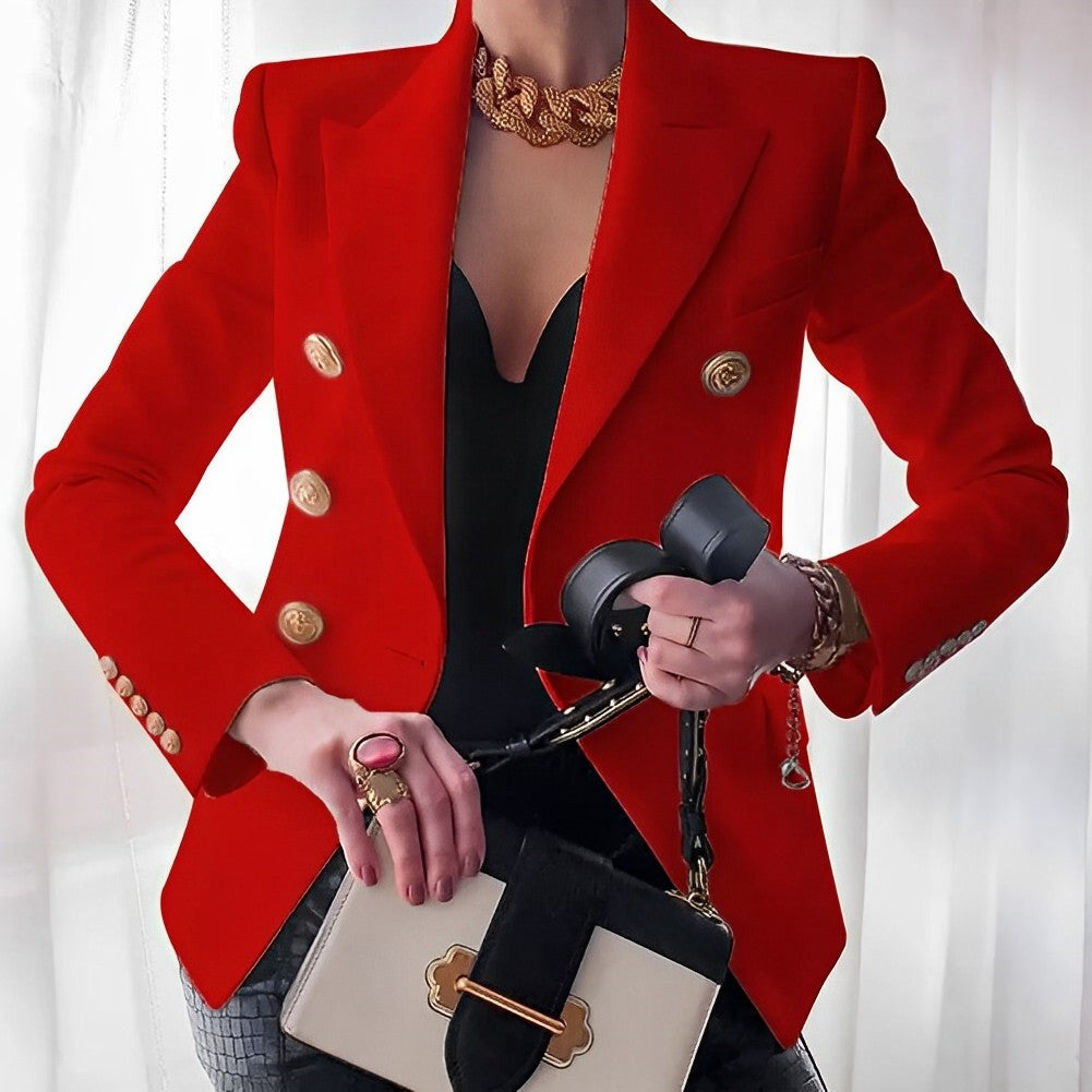 Tiffany - Blazer chic et sophistiqué en vieil argent pour un look élégant