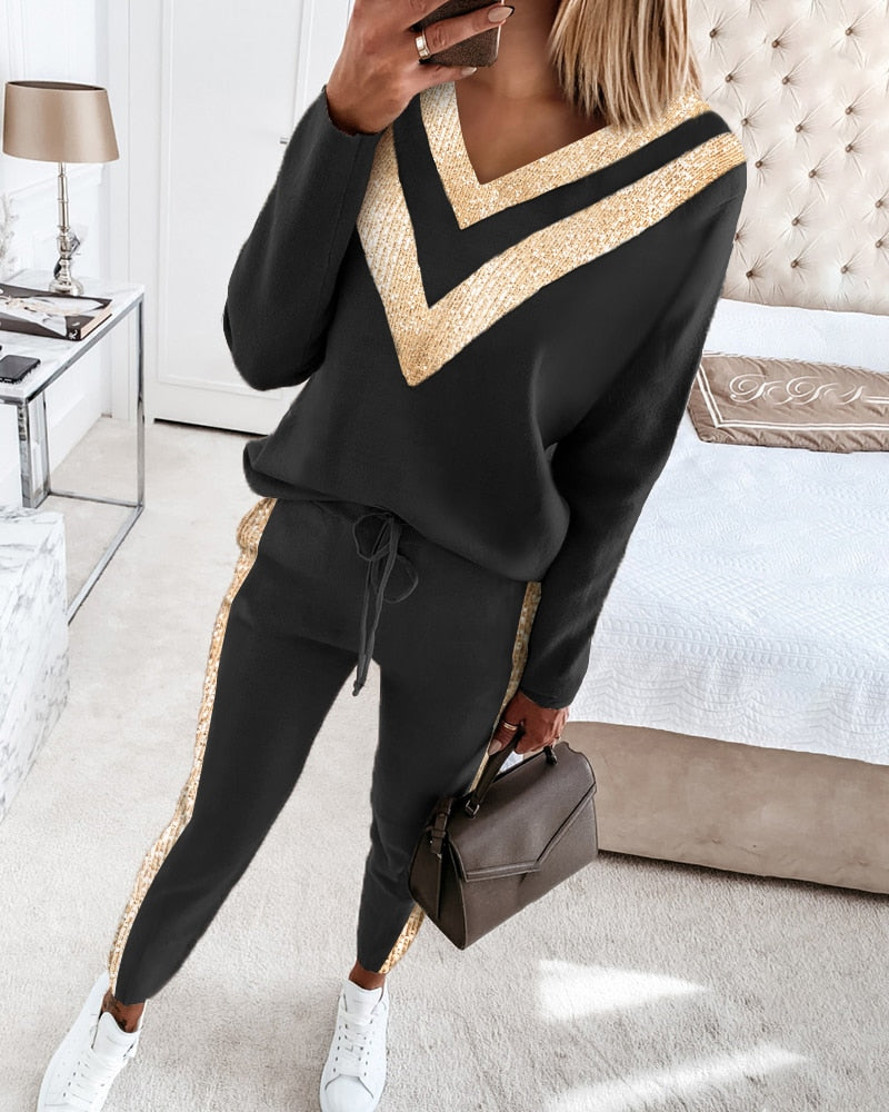 Ensemble de jogging Emma pour femmes | Tenue d'entraînement confortable et élégante