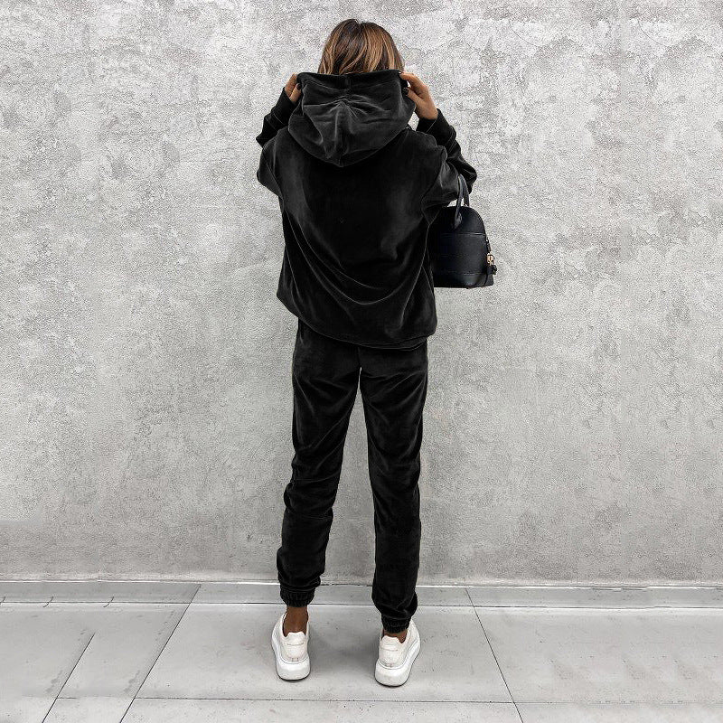 Evi | Pantalon de jogging en velours luxe pour un confort ultime et un style au canapé.