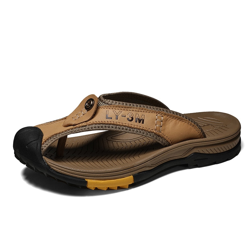 Sandales en cuir pour hommes - Kane, pour des journées d'été élégantes et confortables.