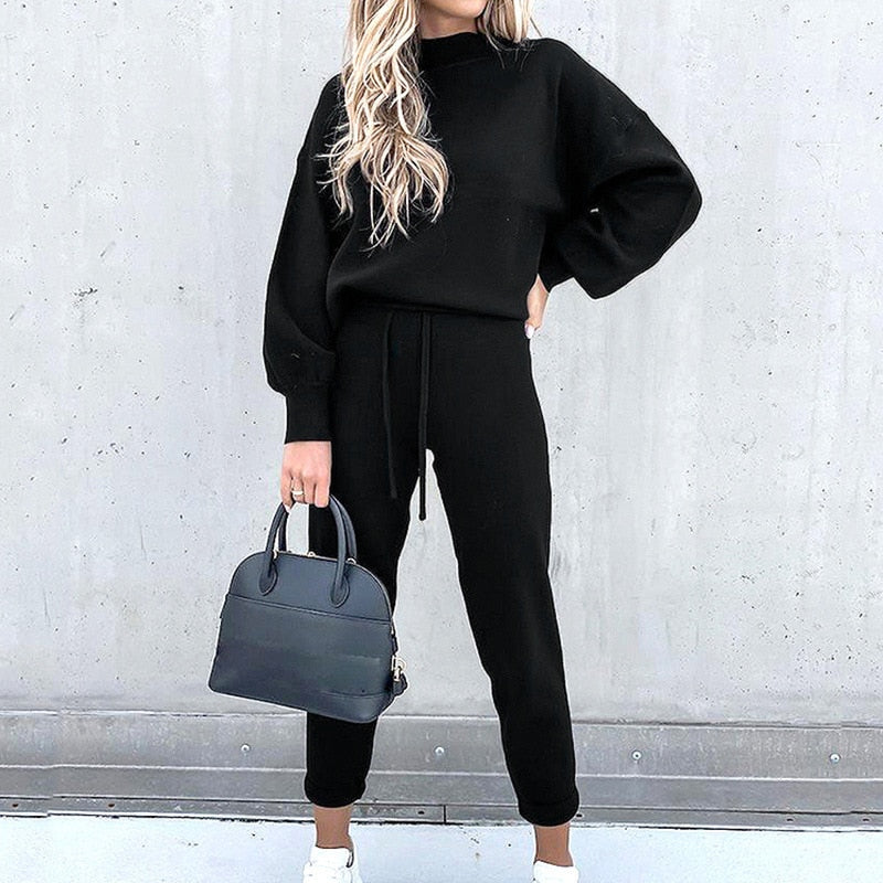 Mindy | Ensemble d'entraînement 2 pièces luxe et confortable pour femmes pour un look élégant