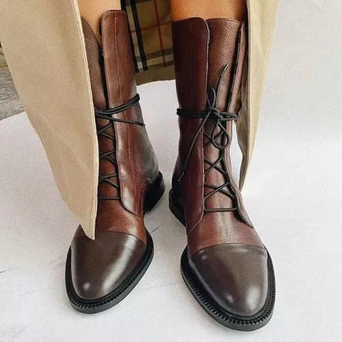 Alice - Bottes chics de style vintage avec talon aiguille