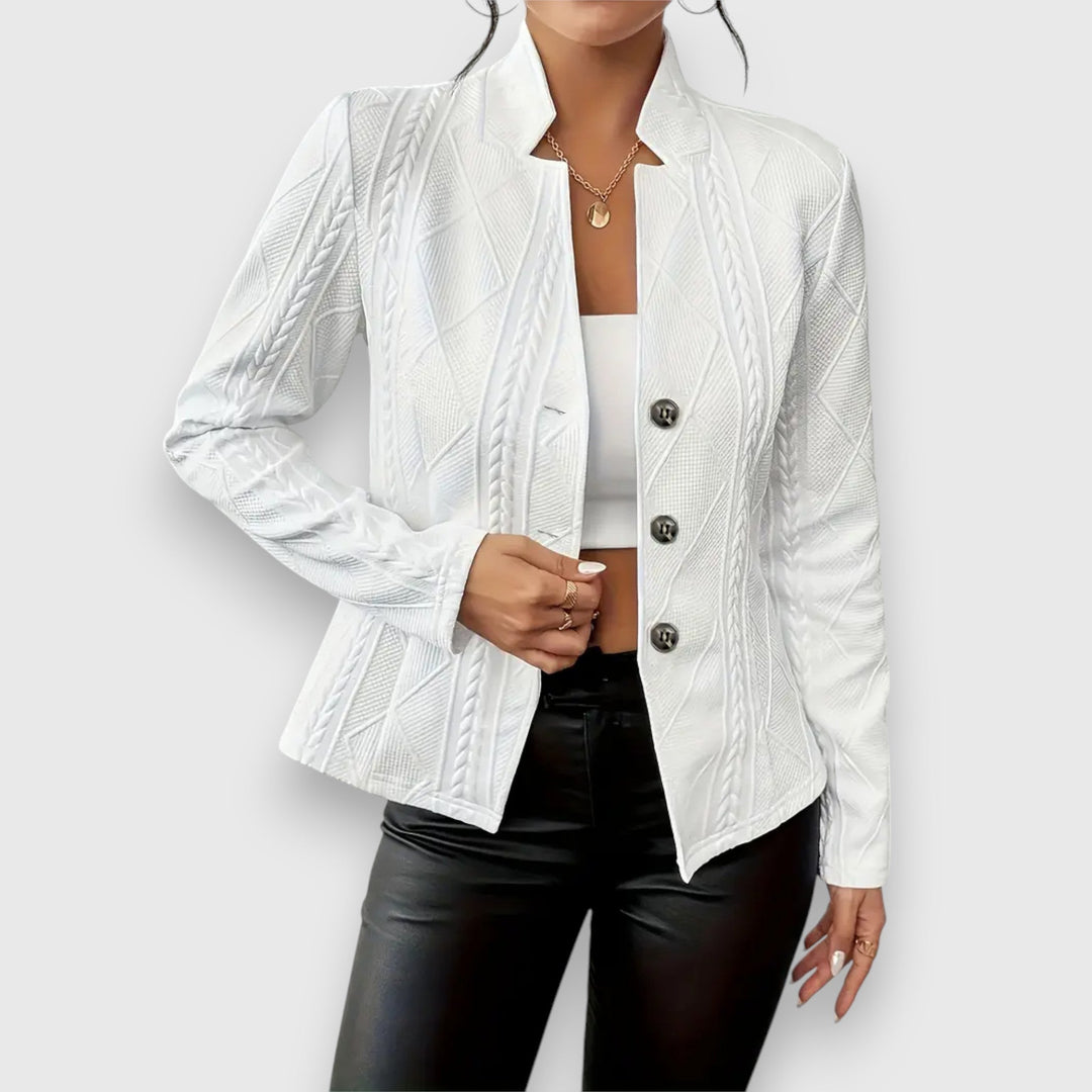 Dobrava - Veste pour femme élégante avec un motif texturé chic