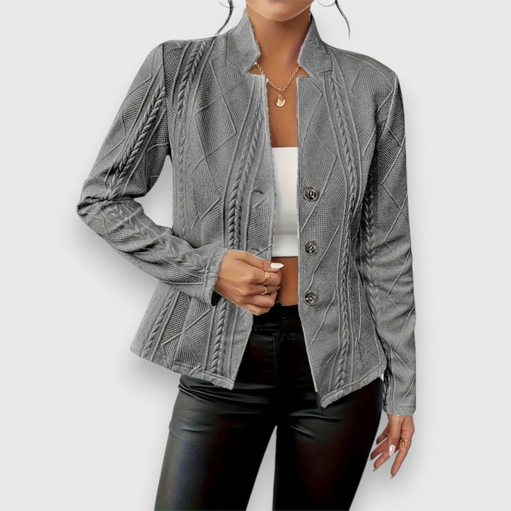 Dobrava - Veste pour femme élégante avec un motif texturé chic