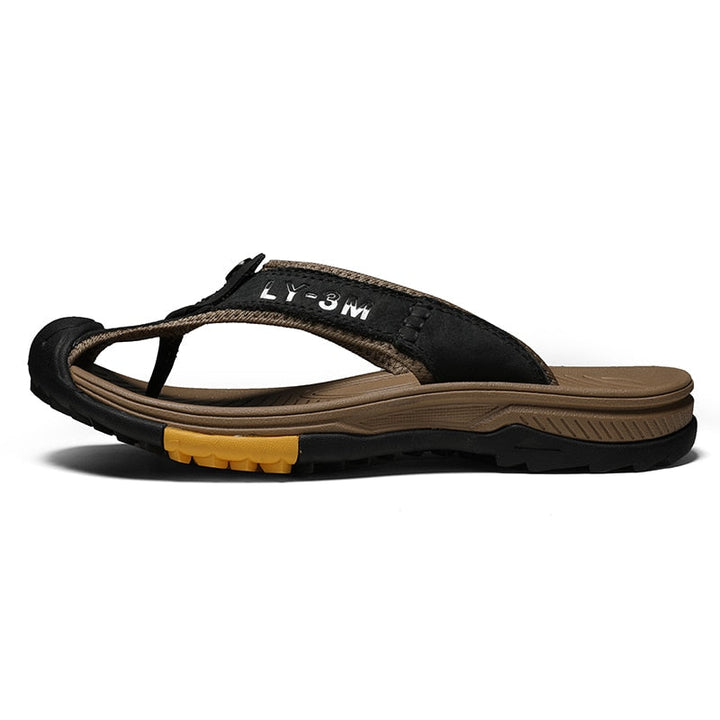Sandales en cuir pour hommes - Kane, pour des journées d'été élégantes et confortables.